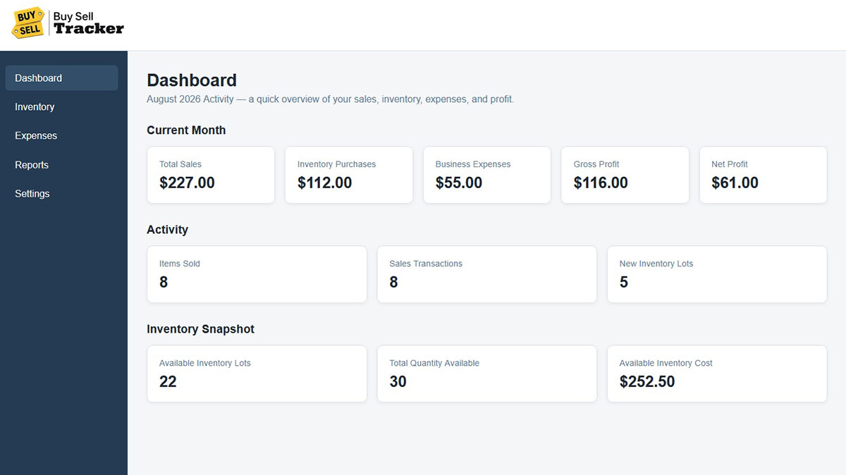 dashboard preview